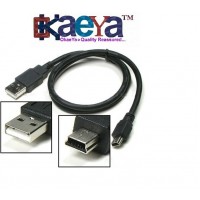 OkaeYa USB 2.0, V3 Cable For Cameras/Mp3 Players/External Hard Disks - short size